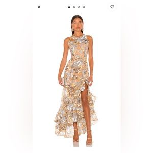 Bronx and Banco Sicilia Ruffle Dress in Multi